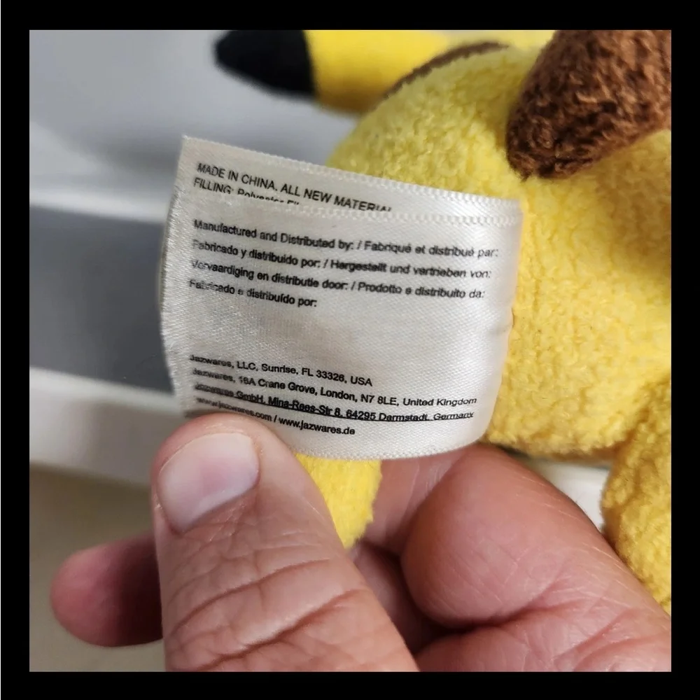 Nintendo Game Freak Sleeping Pikachu Stuffed Plush Toy 5” Mini Plush